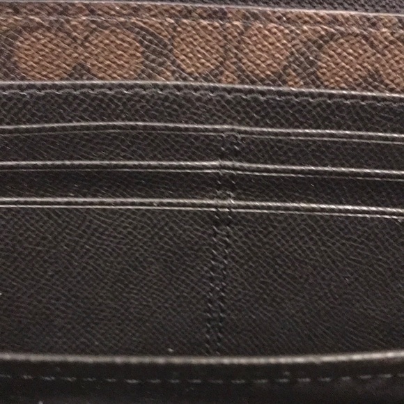 Coach Black Leather Wallet - Picture 3 of 6